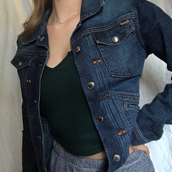 AUTHENTIC escada jean jacket - Picture 1 of 2